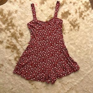 Cut-Out Floral Short Romper (size L, fits like medium)